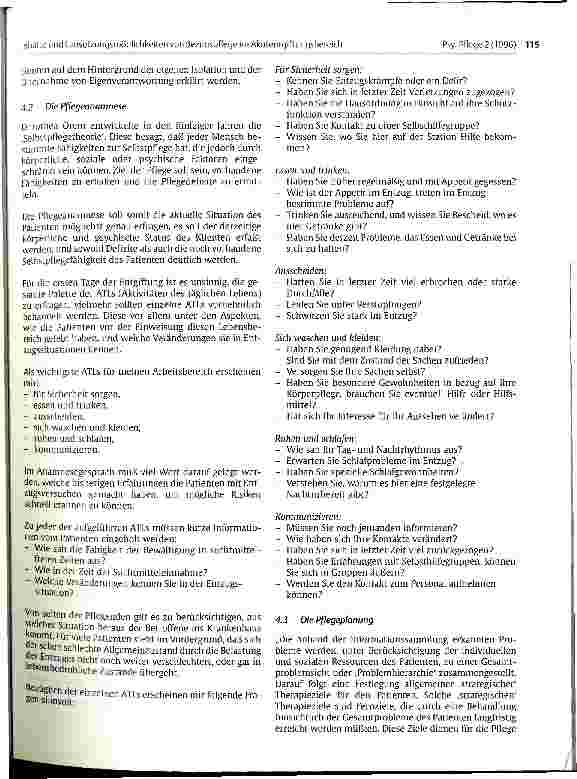 Vorschauseite 4: Inhalte und Umsetzunsmöglichkeiten von Bezugspflege im Akutentgiftungsbereich
