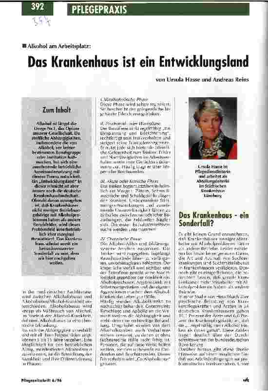 Vorschauseite 1: Das Krankenhaus ist ein Entwicklungsland
