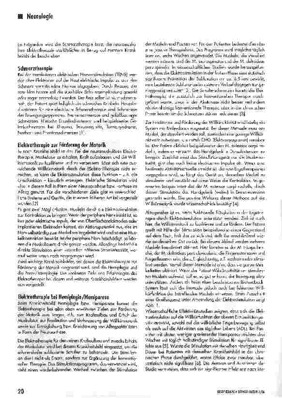 Vorschauseite 2: Anwendungsgebiete der Elektrotherapie in der Ergotherapie