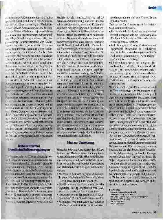 Vorschauseite 3: Arbeitszeitgesetz