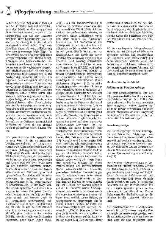 Vorschauseite 2: Macht Intensivstation krank? Eine qualitative Studie über den Einfluss des Umgebungsfaktors auf die Bedürfnislage von Intensivpatienten