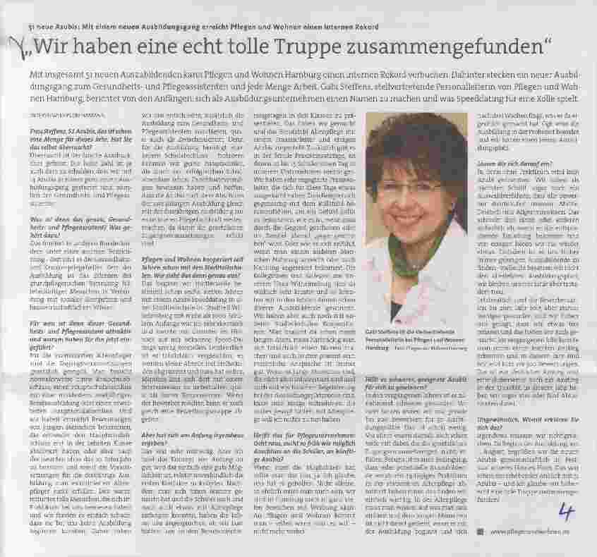 Vorschauseite 1: Wir haben eine echt tolle Truppe zusammengefunden