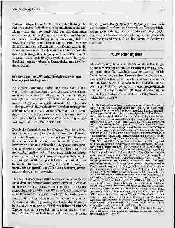 Vorschauseite 5: Verfassungsrechtliche Maßstäbe für die Kalkulation von DRGs
