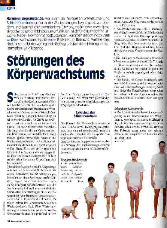 Vorschauseite 1: Störungen des Körperwachstums