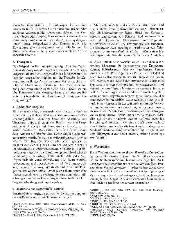 Vorschauseite 2: Korruptionsrecht - Wo hören zulässige Geschenke auf und fängt der unzulässige Vorteil an?