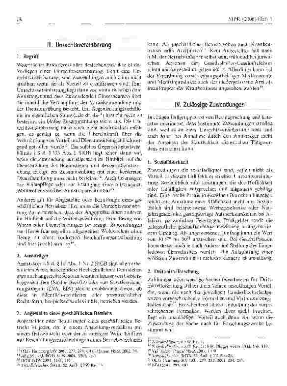 Vorschauseite 3: Korruptionsrecht - Wo hören zulässige Geschenke auf und fängt der unzulässige Vorteil an?