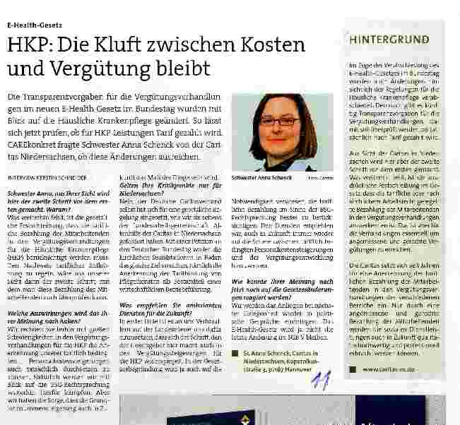 Vorschauseite 1: HKP: Die Kluft zwischen Kosten und Vergütung bleibt