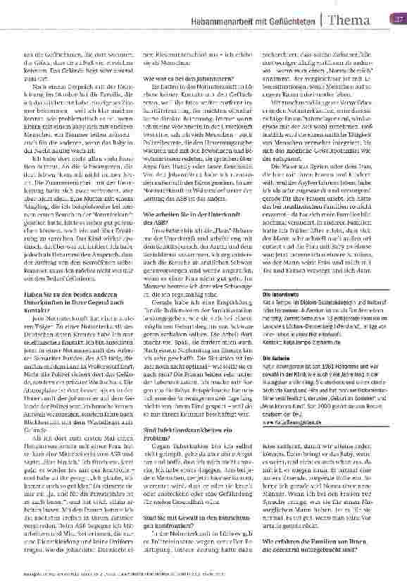 Vorschauseite 2: Interview mit Katja Tempel I Teil 2 Mut zur Lücke