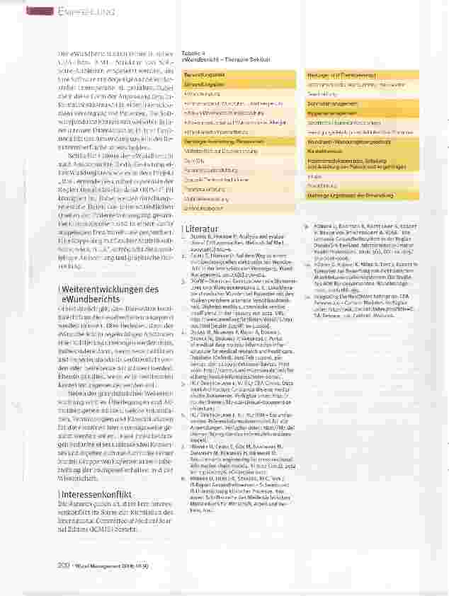 Vorschauseite 5: Der elektronische Wundbericht ais Grundiage für eine interprofessionelle Kommunikation in der intersektoralen Versorgung