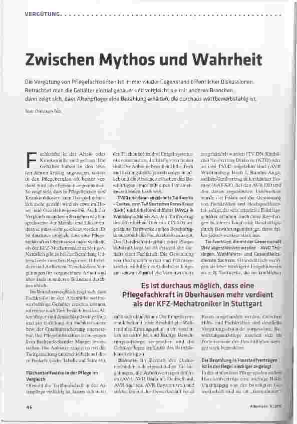 Vorschauseite 1: Zwischen Mythos und Wahrheit