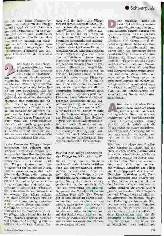 Vorschauseite 3: Wie läßt sich die Kommunikationswissenschaft für die Pflegeforschung nutzen, wenn sie sich dann nutzen läßt?