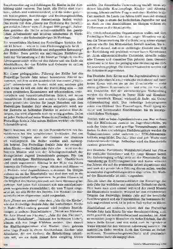 Vorschauseite 3: Das Freiwillige Soziale Jahr