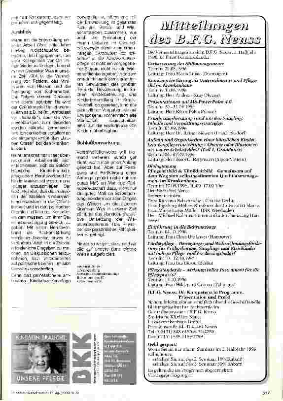 Vorschauseite 4: Ambulante Kinderkrankenpflege - Möglichkeiten und Grenzen