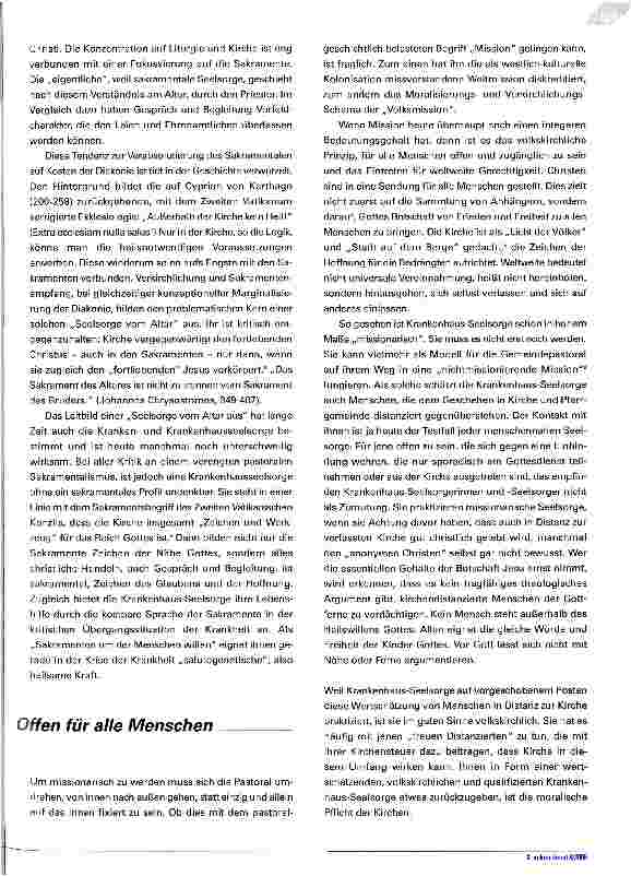 Vorschauseite 2: Zeichenhaft und diakonisch Die Krankenhaus-Seelsorge pastoraltheologisch verstehen