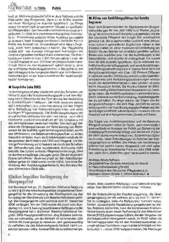 Vorschauseite 2: DKG: Regierung gießt Öl ins Feuer