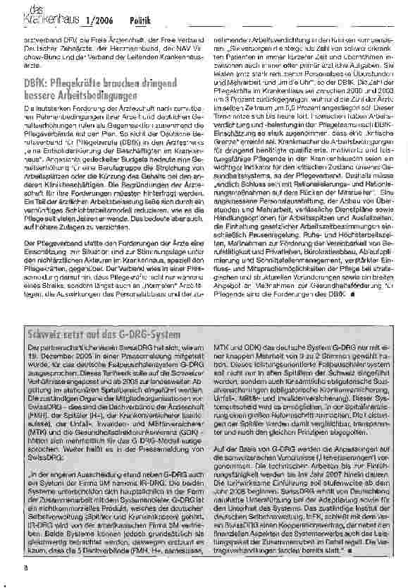 Vorschauseite 4: DKG: Regierung gießt Öl ins Feuer