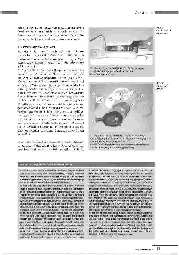 Vorschauseite 2: Sedierung per Inhalation