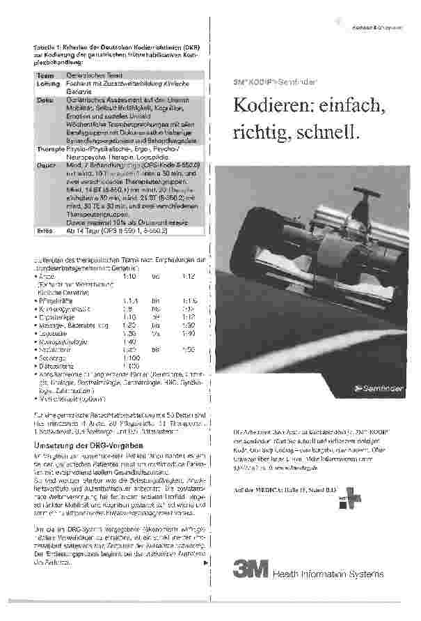 Vorschauseite 2: G€RIATRI€ - TOP oder FLOP?