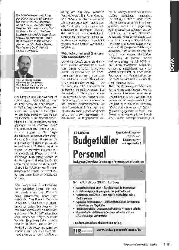 Vorschauseite 3: Heiler oder Manager?