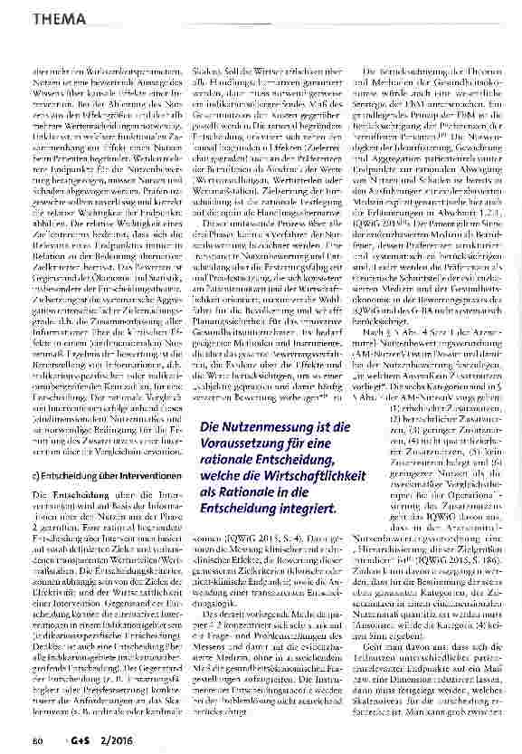 Vorschauseite 5: Die Methode der Nutzenbewertung in Deutschland