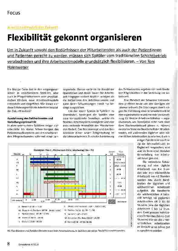 Vorschauseite 1: Flexibilität gekonnt organisieren