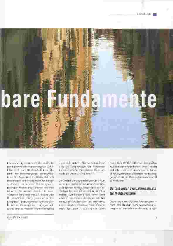Vorschauseite 2: Belastbare Fundamente