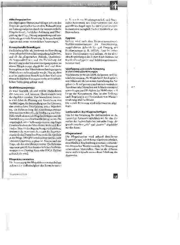 Vorschauseite 4: Die Neuen:Prüfungsrichtlinie und MDK-Prüfanleitungen