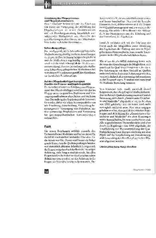 Vorschauseite 5: Die Neuen:Prüfungsrichtlinie und MDK-Prüfanleitungen