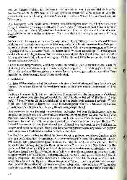 Vorschauseite 4: Sterilisation und Desinfektion endoskopischer Geräte