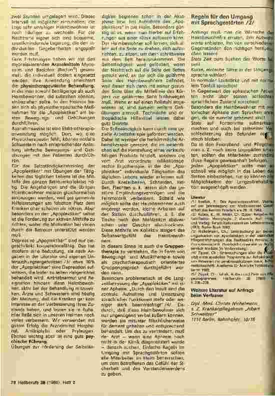 Vorschauseite 2: Komplexe Langzeitbetreuung von Apoplektikern in Pflegeeinrichtungen