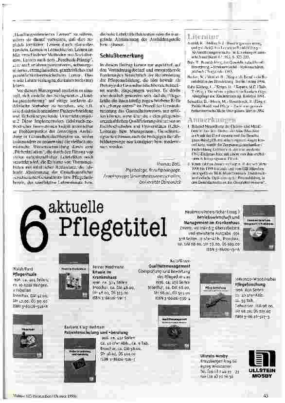 Vorschauseite 3: Change agents Pflege in einem sich wandelnden Gesundheitswesen
