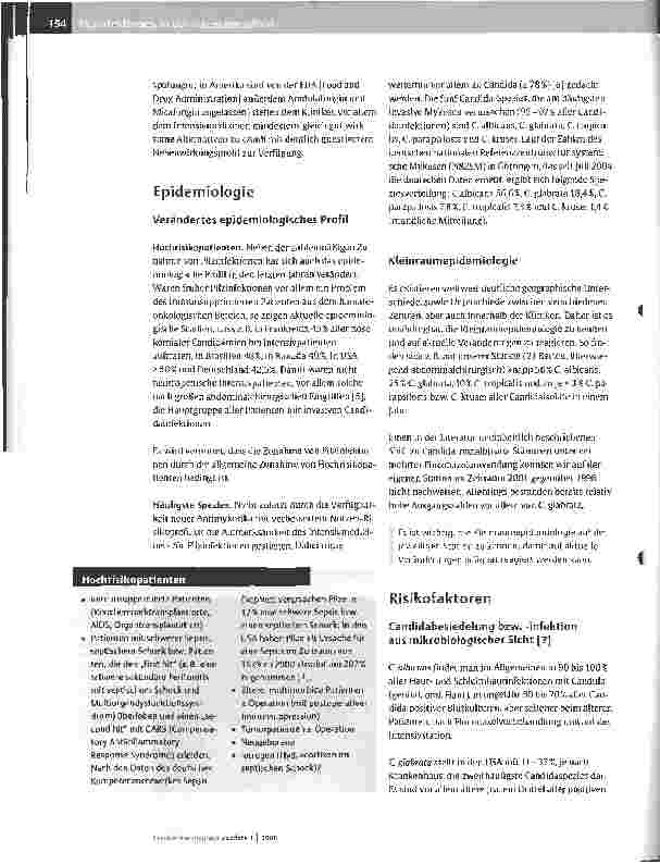 Vorschauseite 2: Pilzinfektionen in der Intensivmedizin