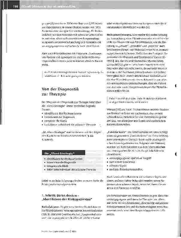 Vorschauseite 4: Pilzinfektionen in der Intensivmedizin
