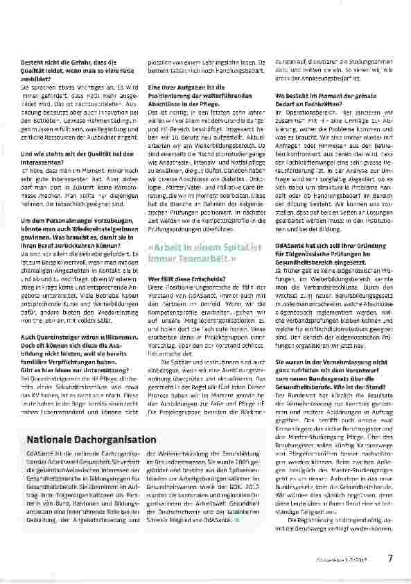 Vorschauseite 2: Übergeordnetes Ziel ist, einen Fachkräftemangel zu vermeiden