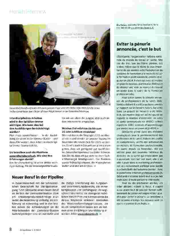 Vorschauseite 3: Übergeordnetes Ziel ist, einen Fachkräftemangel zu vermeiden
