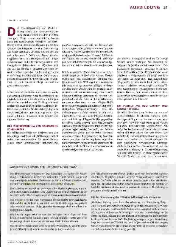 Vorschauseite 2: Die Zukunft sichern