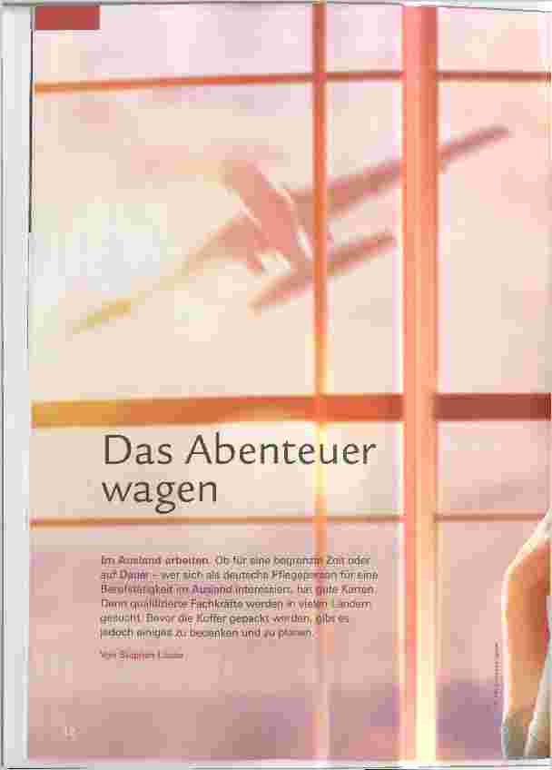 Vorschauseite 1: Das Abenteuer wagen