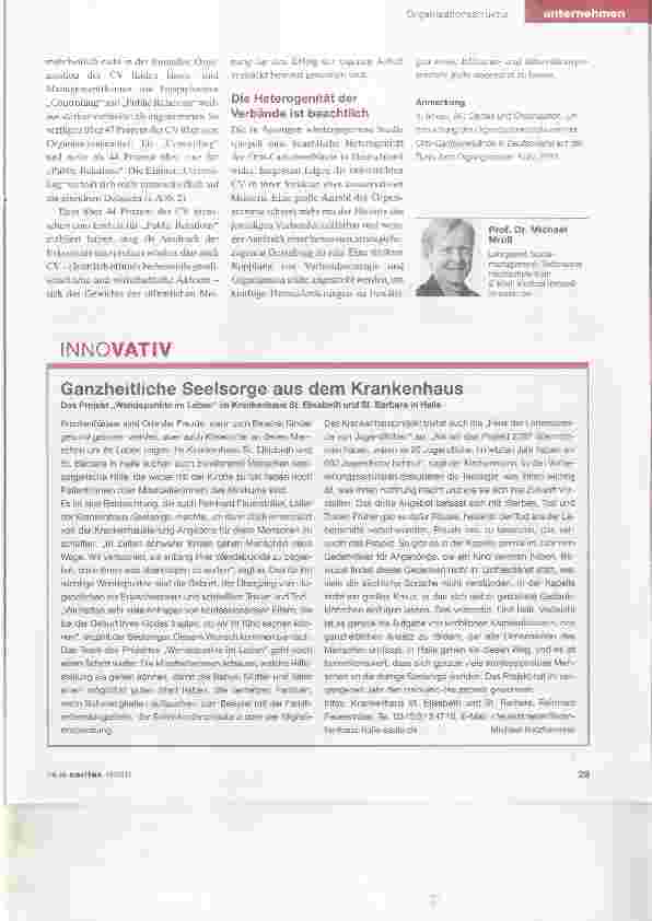 Vorschauseite 4: Die Ortsverbände: heterogen und selbstständig
