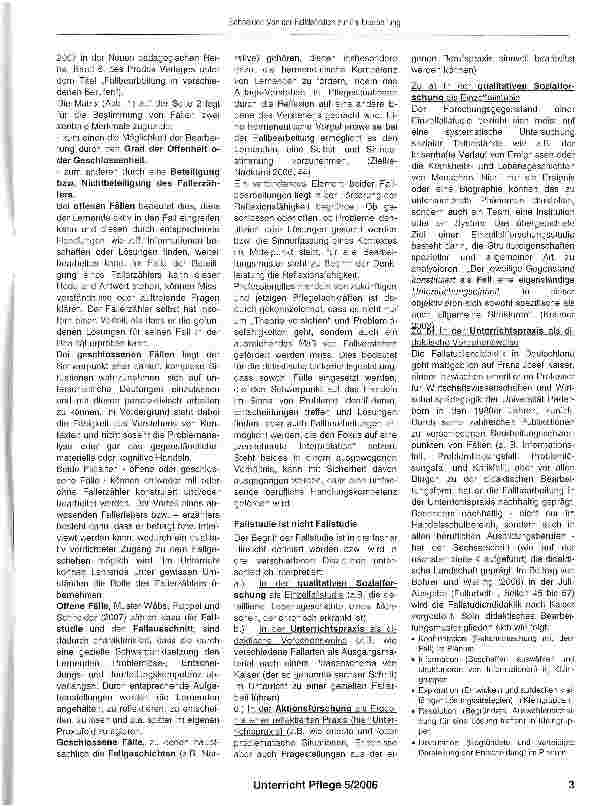 Vorschauseite 2: Von der Falldefinition zur Fallbearbeitung