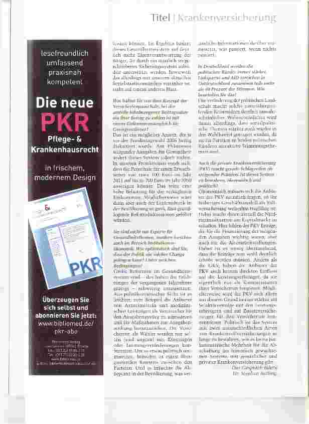 Vorschauseite 3: Mehr private Vorsorge