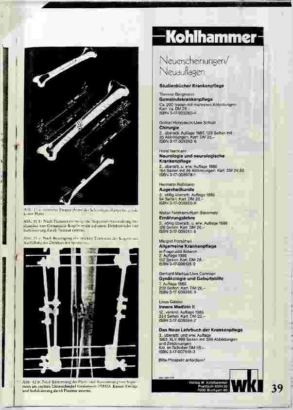 Vorschauseite 6: Klinik und Therapie der Osteomyelitis