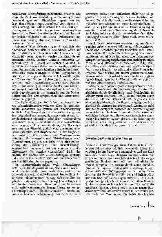 Vorschauseite 3: Ältere Arbeitnehmerinnen in DeutschlandErwerbsstrukturen und Zukunftsperspektiven