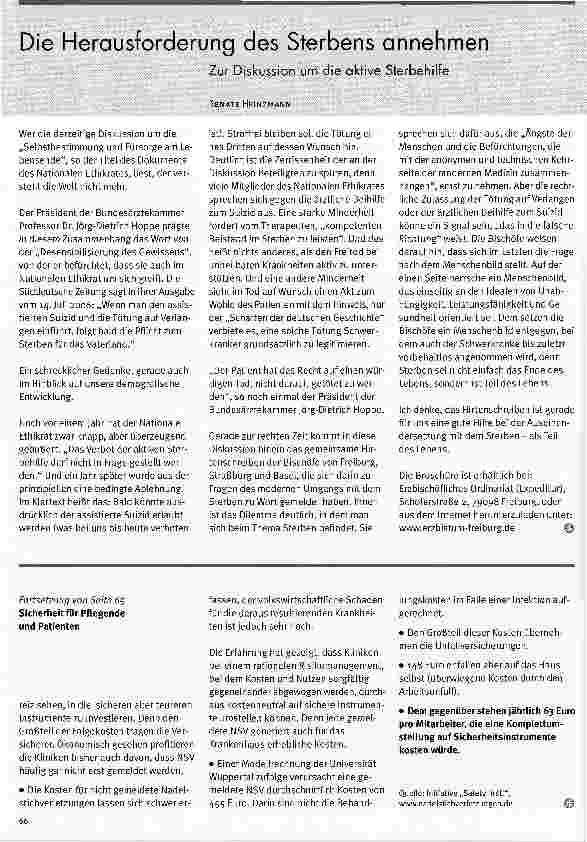 Vorschauseite 4: Mehr Sicherheit für Pflegende