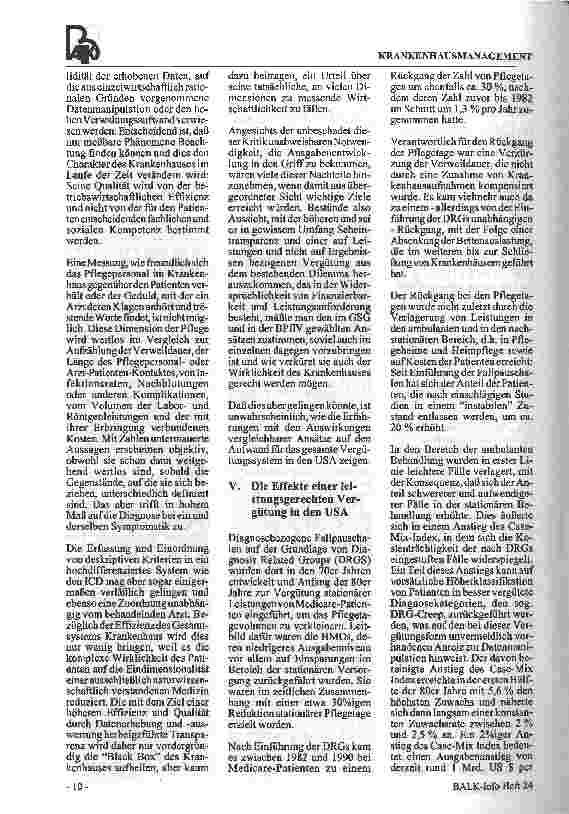 Vorschauseite 6: Krankenhausmanagement - Von der Black-Box zum Glashaus: Zur Mystifikation leistungsgerechter Vergütungen im Krankenhaus