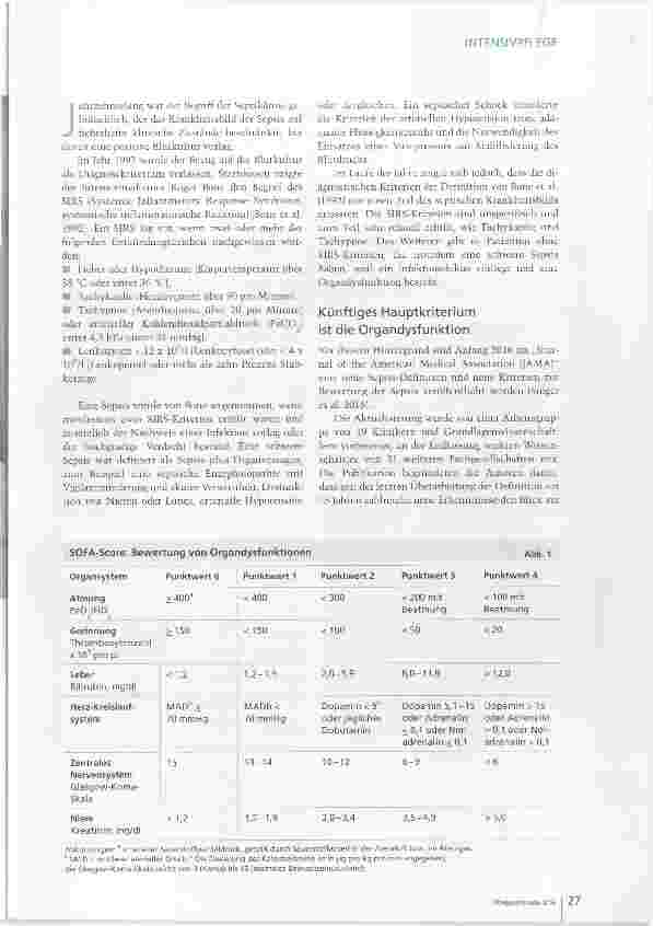 Vorschauseite 2: Sepsis: Pflege kommt Schlüsselfunktion zu