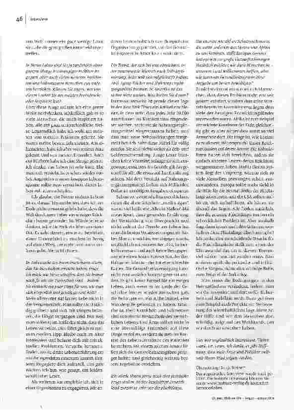 Vorschauseite 4: Mut zur Menschlichkeit