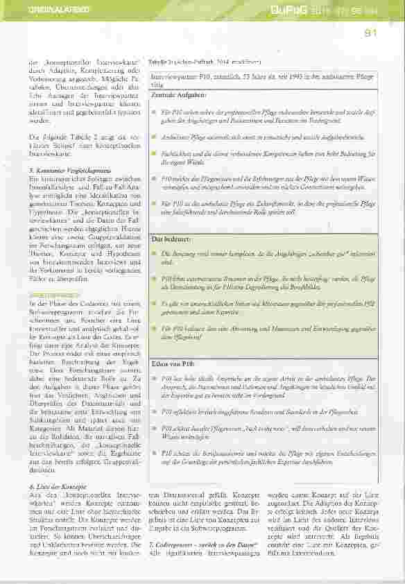 Vorschauseite 4: Auf der Suche nach dem goldenen Analyseinstrument - Erfahrungen in der Anwendung des Leitfadens