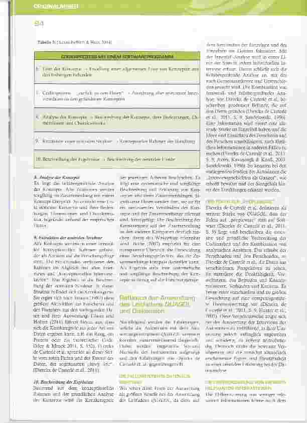 Vorschauseite 5: Auf der Suche nach dem goldenen Analyseinstrument - Erfahrungen in der Anwendung des Leitfadens