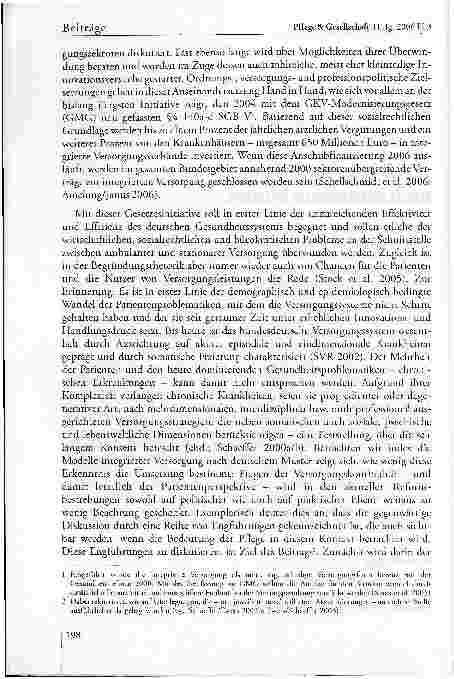 Vorschauseite 2: Integrierte Versorgung nach deutschem Muster