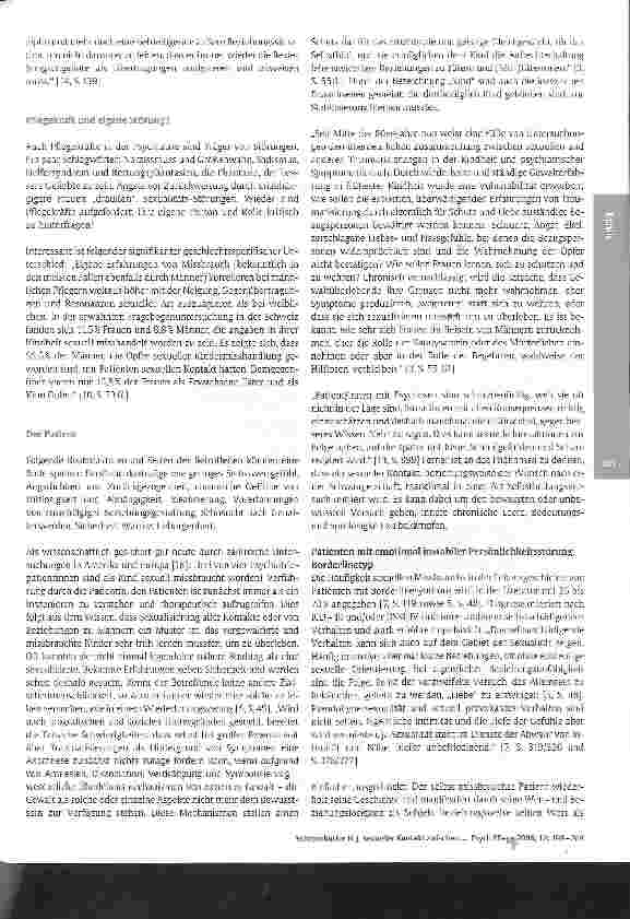 Vorschauseite 4: Sexueller Kontakt zwischen Pflegenden und Patienten - ein Tabuthema?